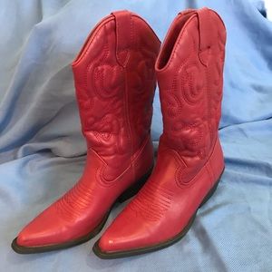 Rampage Burnished Red Wellington Cowboy Boot